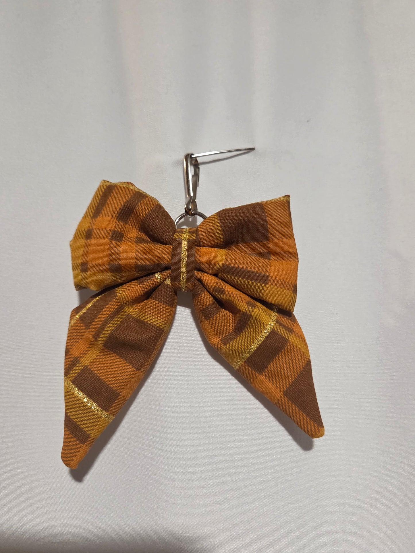 Fall light puff bow key chain